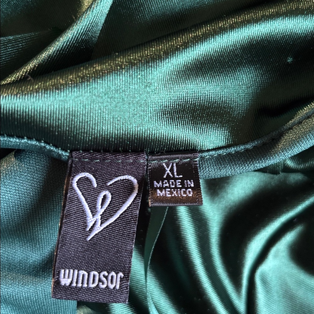 Windsor Forest Green Midi Dress - Picture 3 of 3